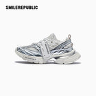 XXXS Skyline Dirty Silver Mesh Chunky Sneaker