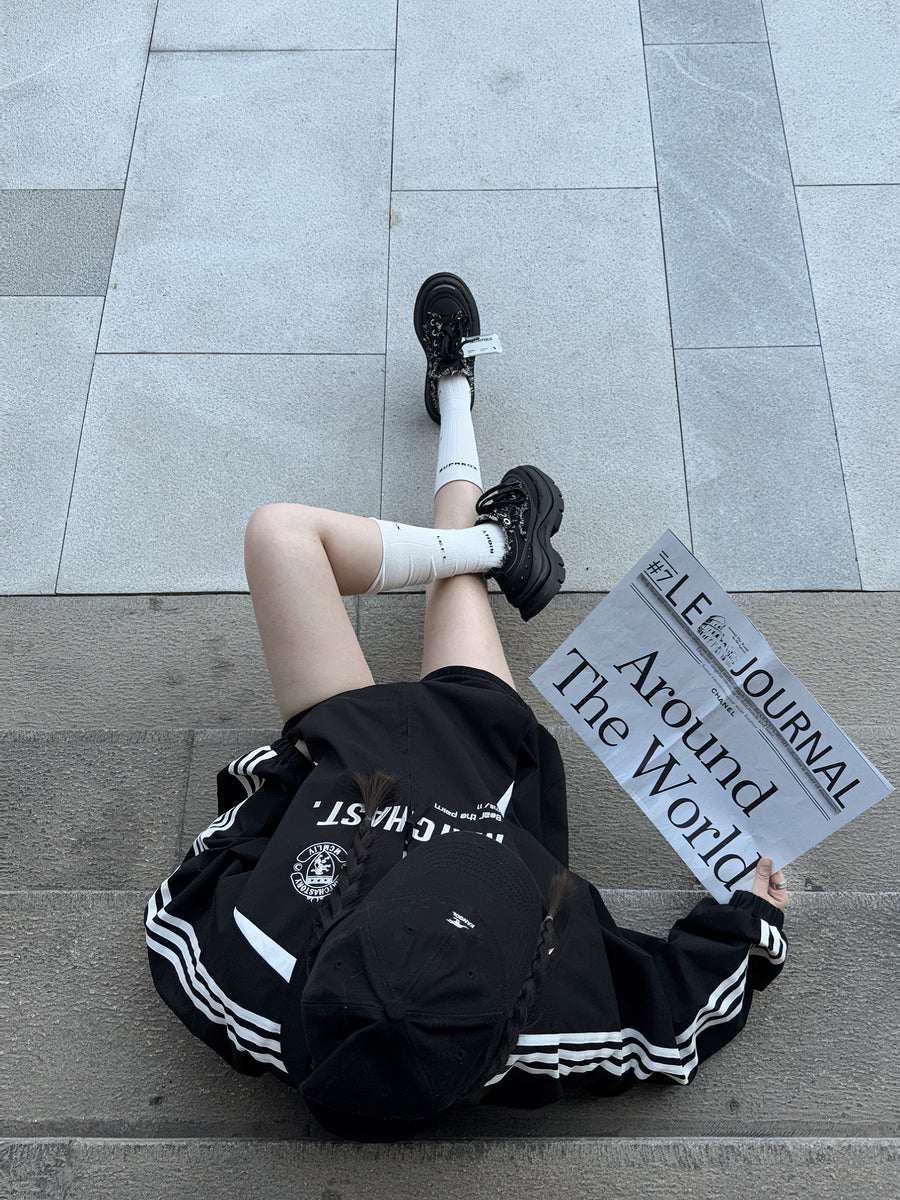 Black Frayed Canvas Smile Toe Chunky Platform Sneakers, Unisex Low Top 详情图 10