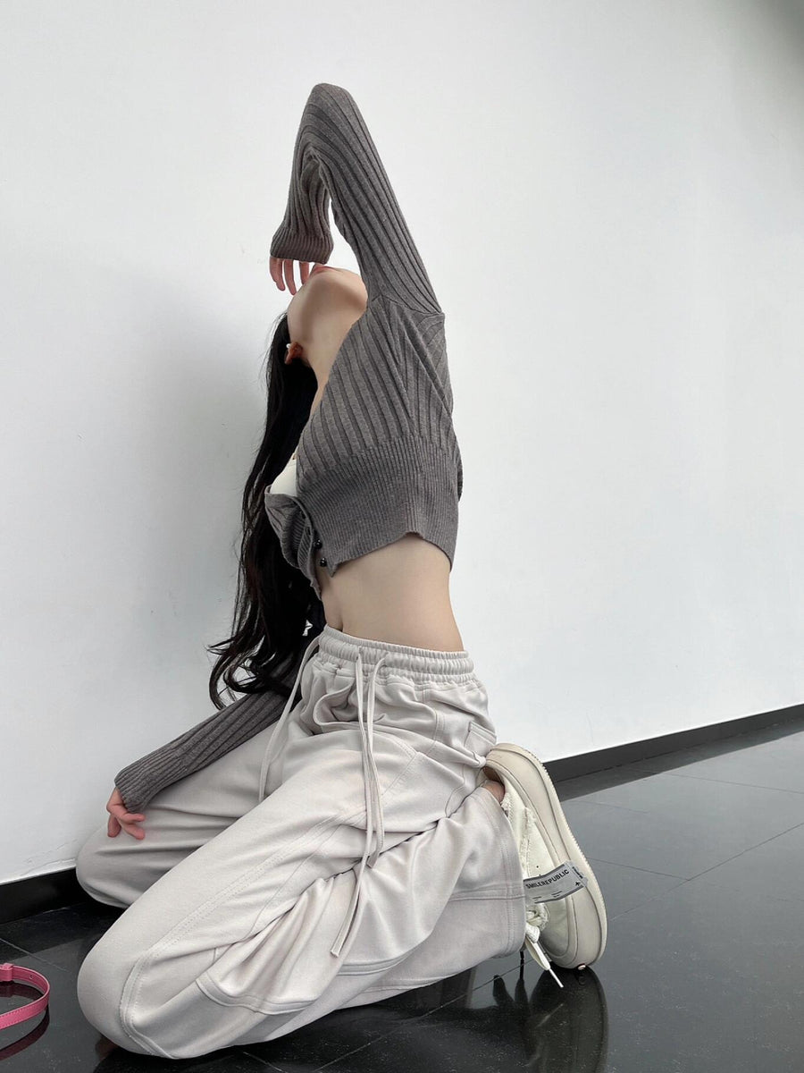 White Frayed Canvas Platform Sneakers, Unisex Low Top Lace Up Shoes 详情图 7