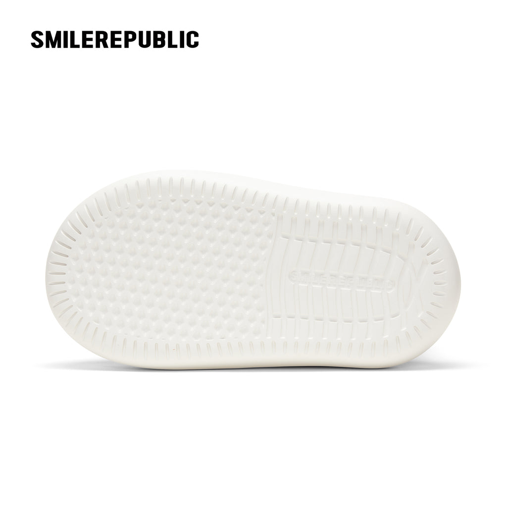 Multicolor Fair Isle-Inspired Fleece Platform Sneakers with Interchangeable Smile Toe