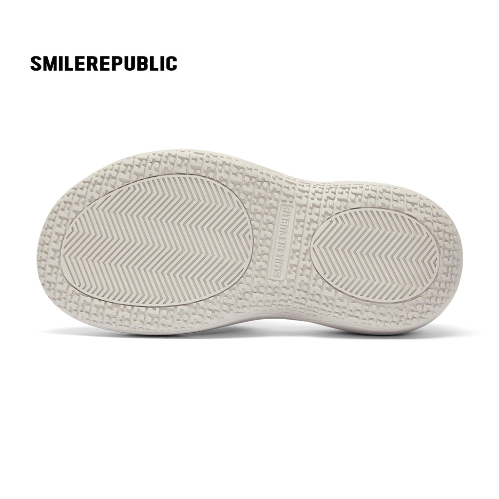 Off White Silver Tone 3D Logo Platform Wedge Slide Sandals, Open Toe