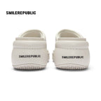 Off White Silver Tone 3D Logo Platform Wedge Slide Sandals, Open Toe