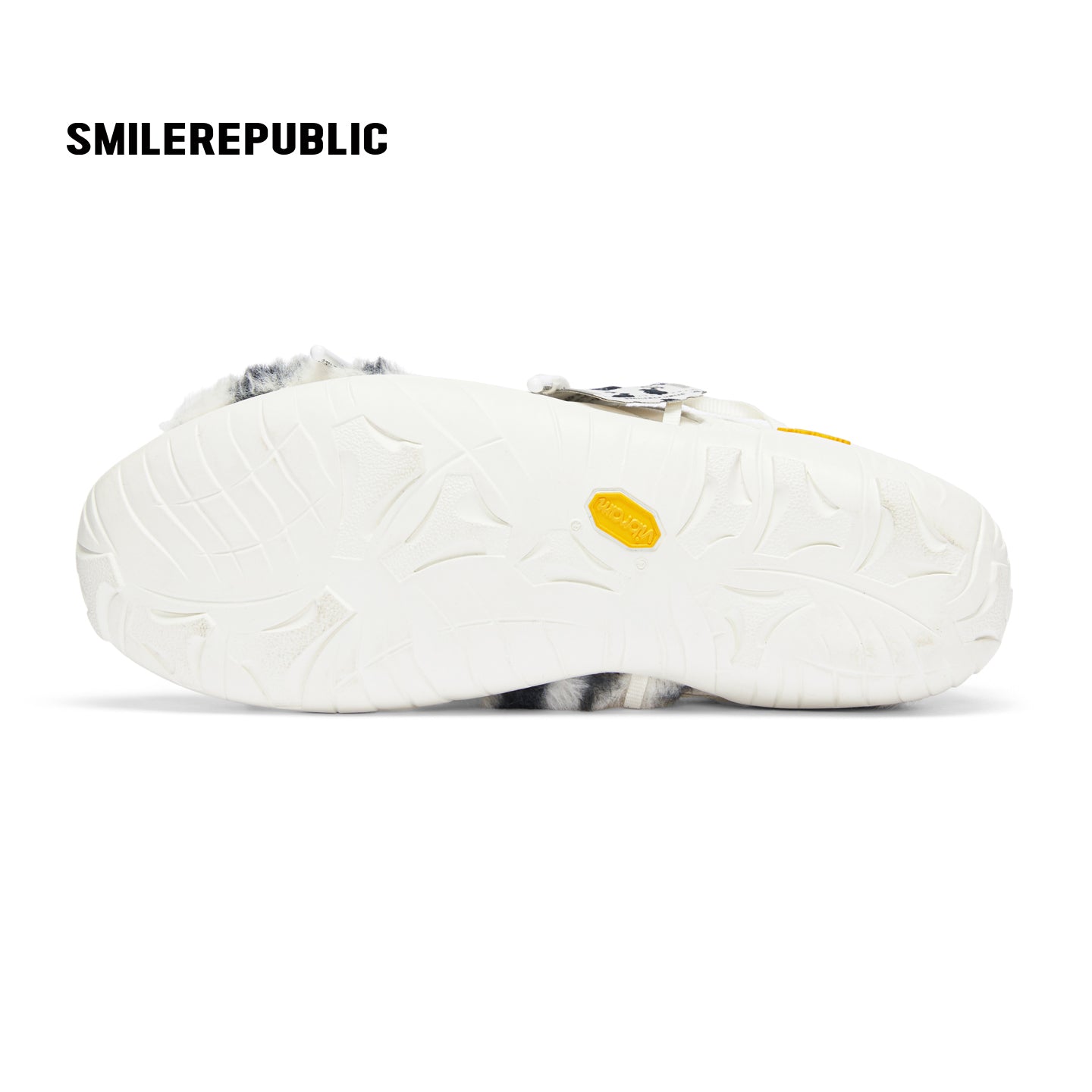 White Dalmatian Spot Hair Detail Low Top Casual Sneakers, Unisex Shoes