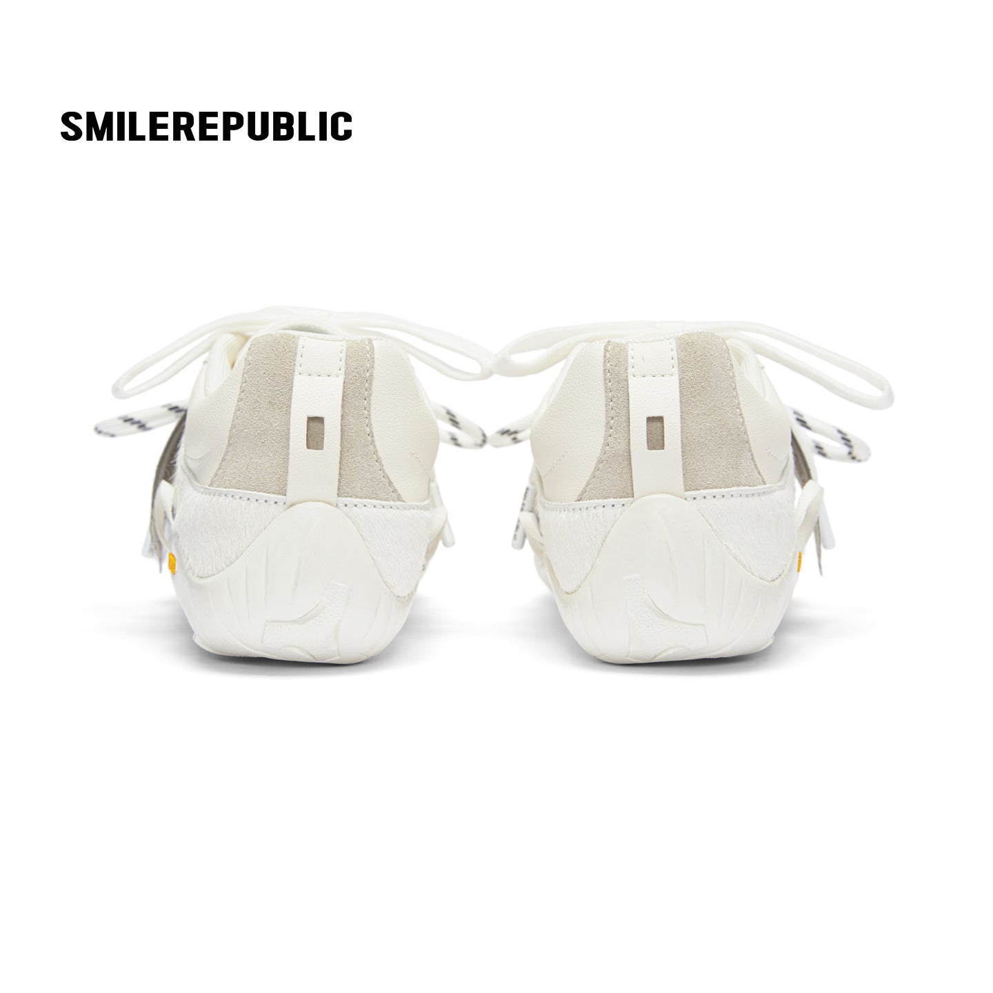 White Dalmatian Spot Hair Detail Low Top Casual Sneakers, Unisex Shoes