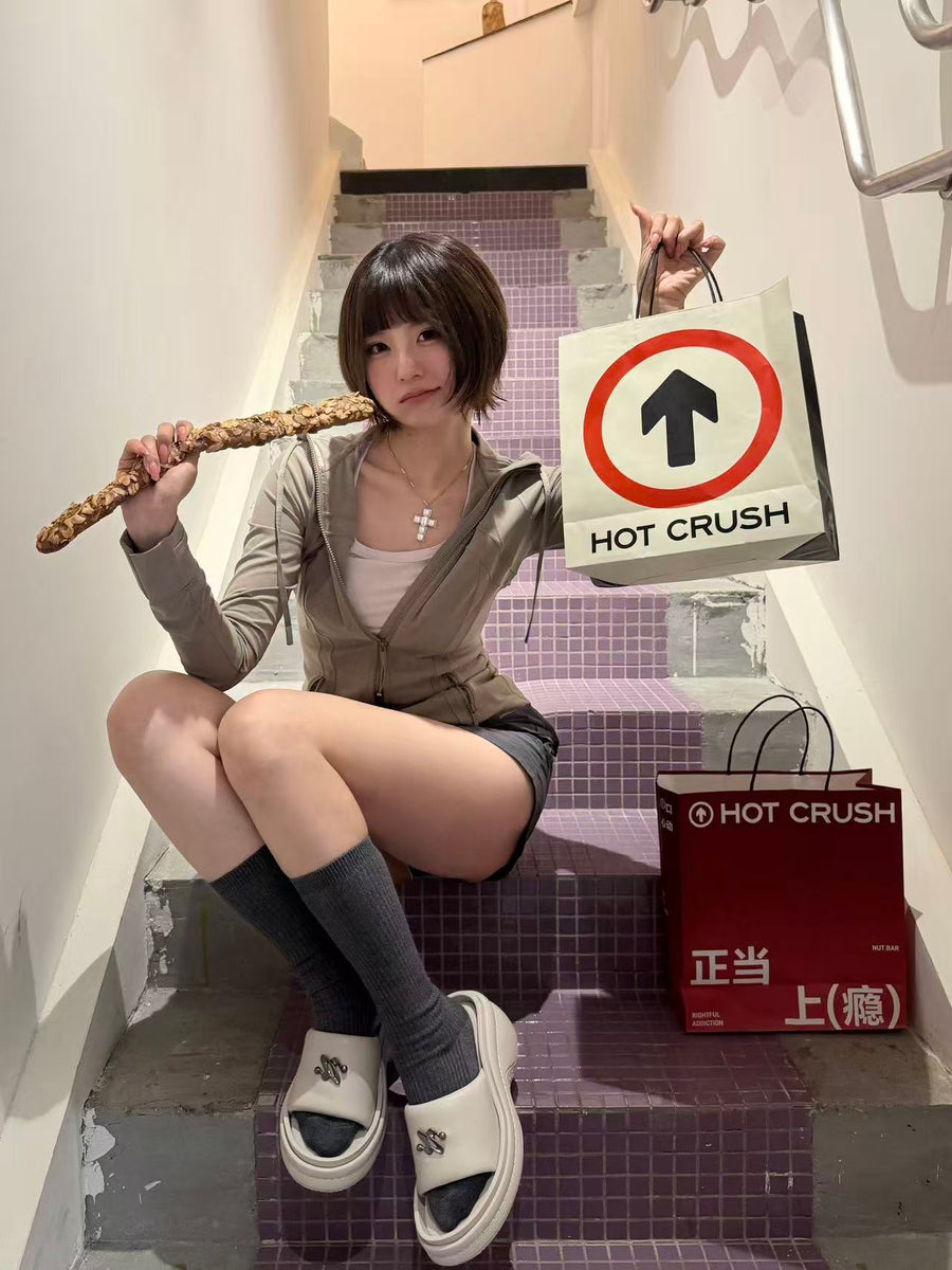 Off White Silver Tone 3D Logo Platform Wedge Slide Sandals, Open Toe 详情图 1