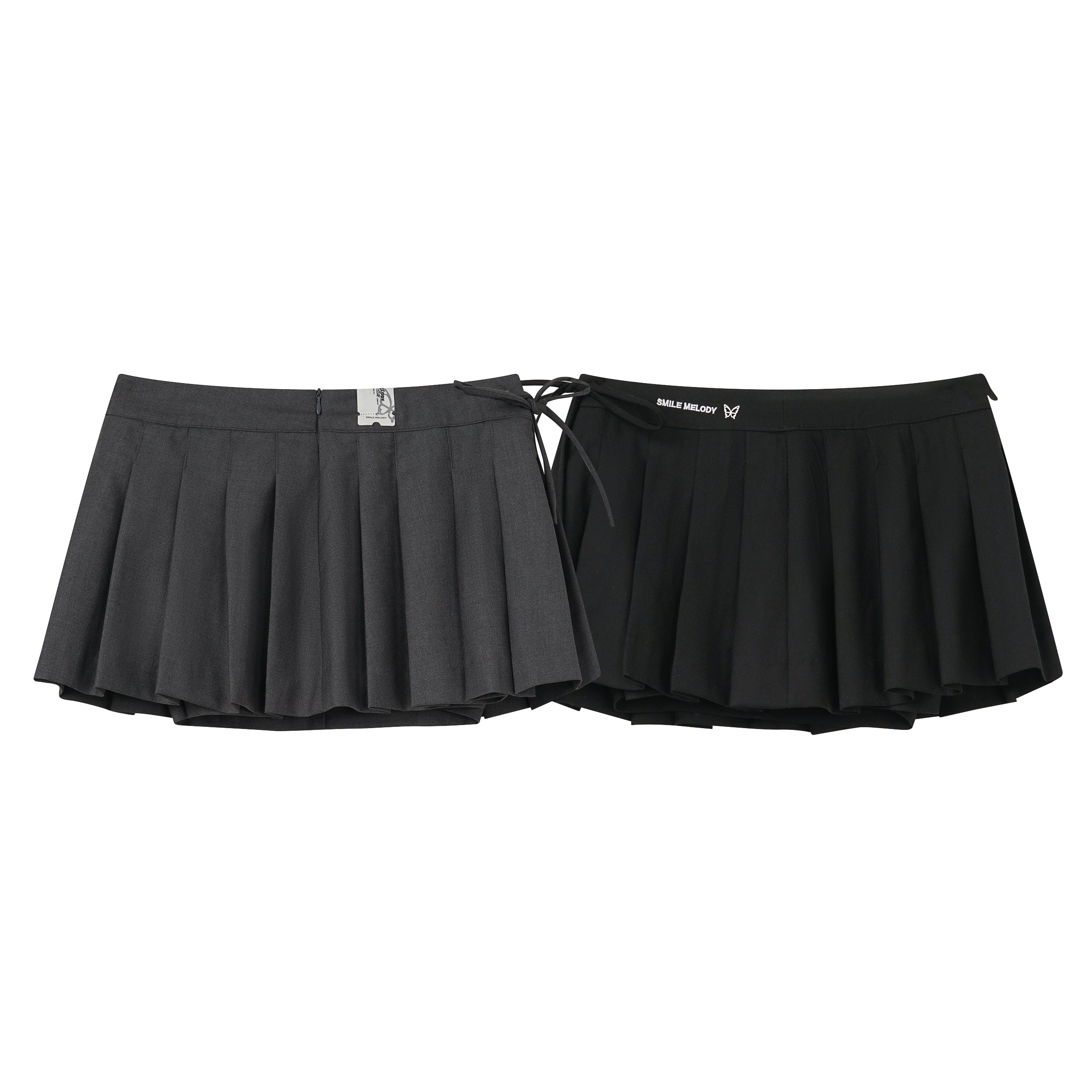 Pleated Mini Skirt-SMILEREPUBLIC