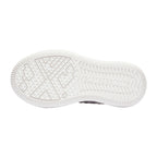 White Frayed Textured Low Top Sneakers, Unisex Lace Up Shoes - view 7