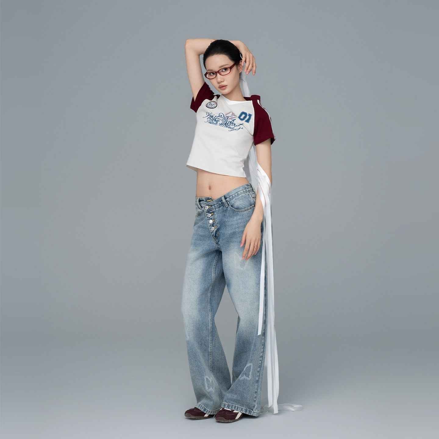 Retro Color Block T-Shirt