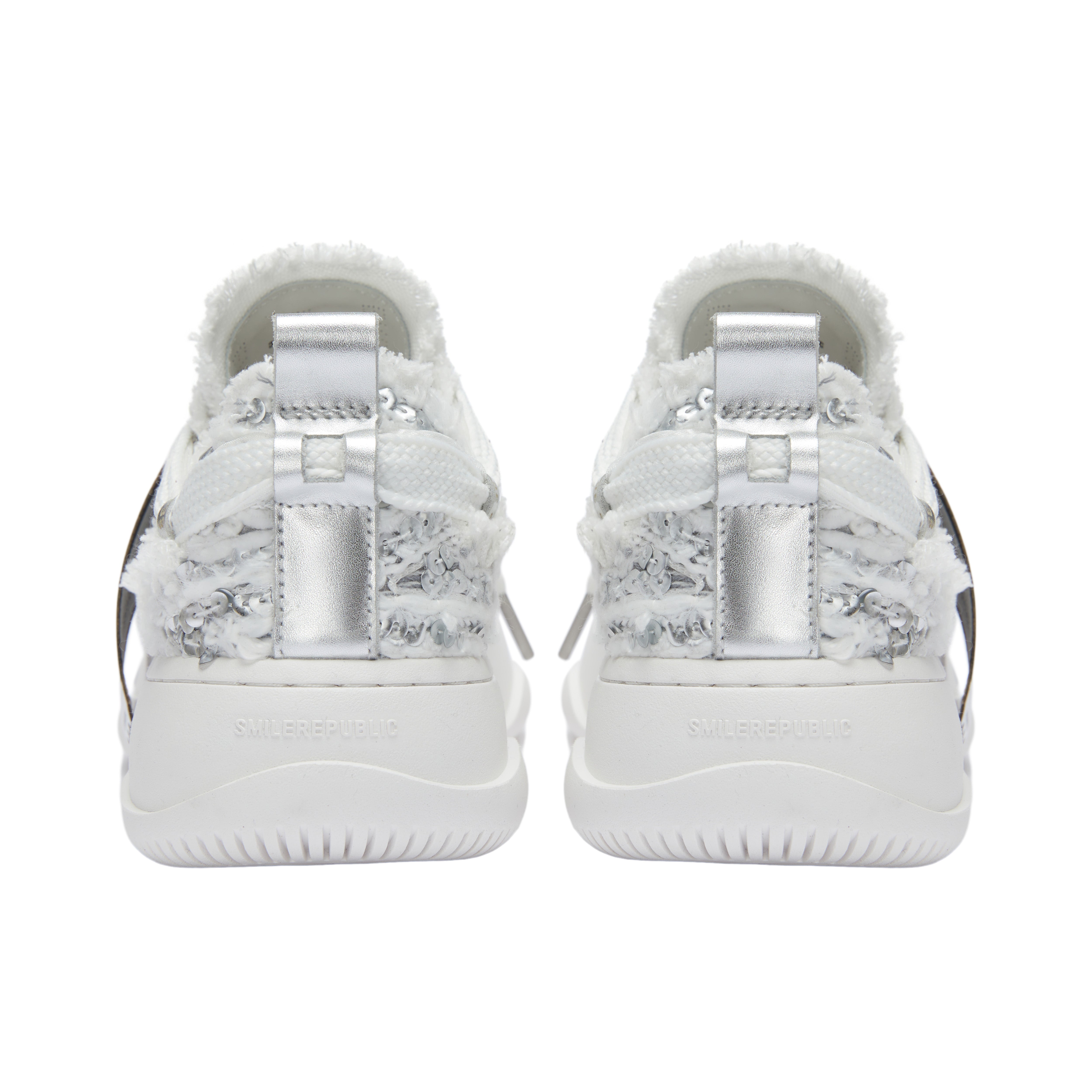 Silver Scales Low Top Sneaker - SMILEREPUBLIC