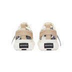 Black and White Herringbone Textured Platform Sneakers, Unisex Low Top Lace Up Shoes