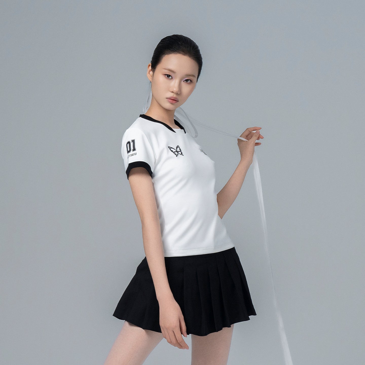 Pleated Mini Skirt-SMILEREPUBLIC