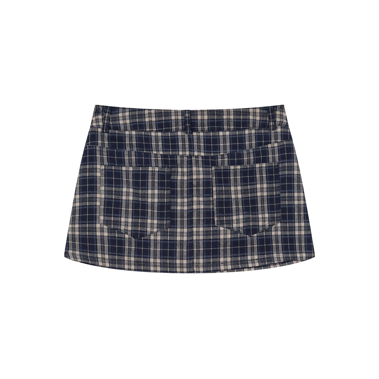 Checked Cargo Mini Skirt-SMILEREPUBLIC