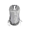 Gray Polyester Blend Sporty Graphic Halter Tank Top with Open Back and Side Drawstrings for Women