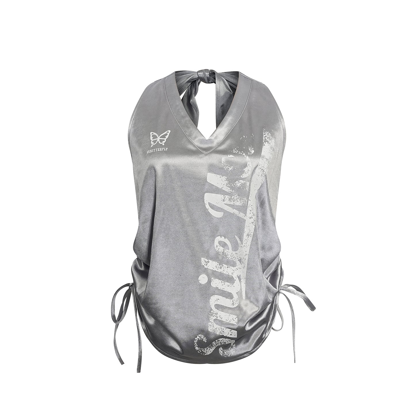 Halter Jersey Tank Top-SMILEREPUBLIC