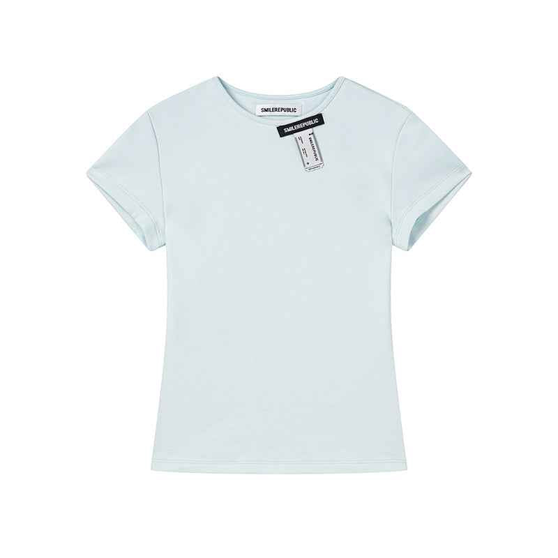 Logo Tag Fitted T-Shirt