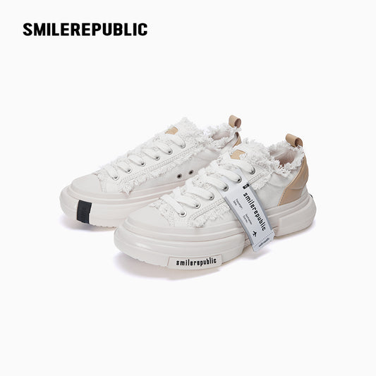 Inception 70s White Sneaker - SMILEREPUBLIC