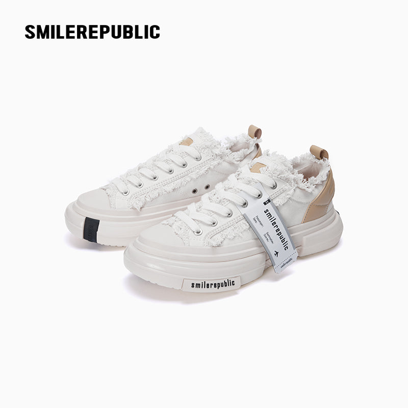 Inception 70s White Sneaker - SMILEREPUBLIC