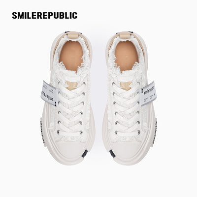 Inception 70s White Sneaker - SMILEREPUBLIC