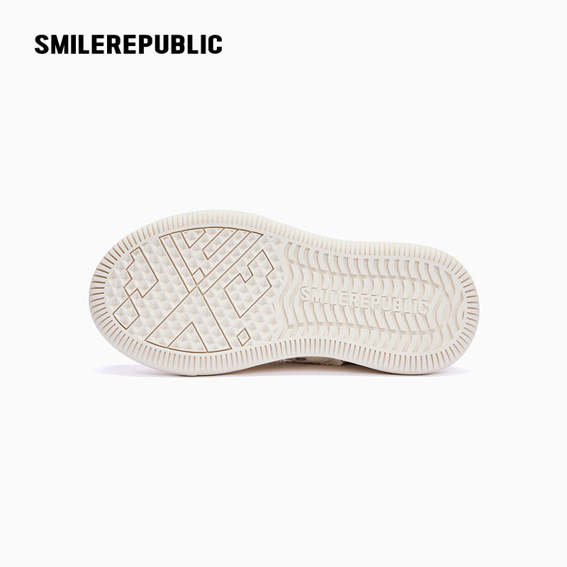 Customizable Fringe Coarse Canvas Platform Sneaker Mules