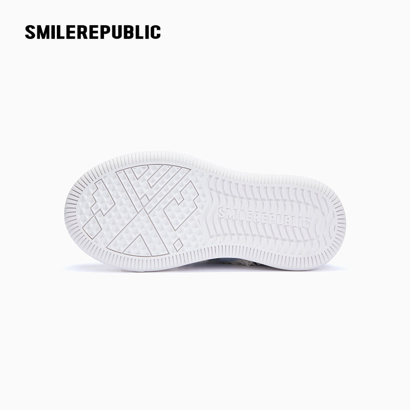 Light Blue Linen Low Top Platform Sneaker-SMILEREPUBLIC