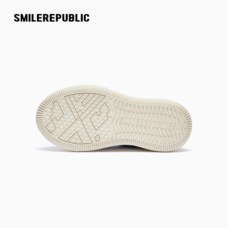 Distressed Blue Denim Platform Low-Top Sneaker