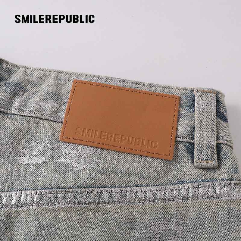Silver Coated Jeans