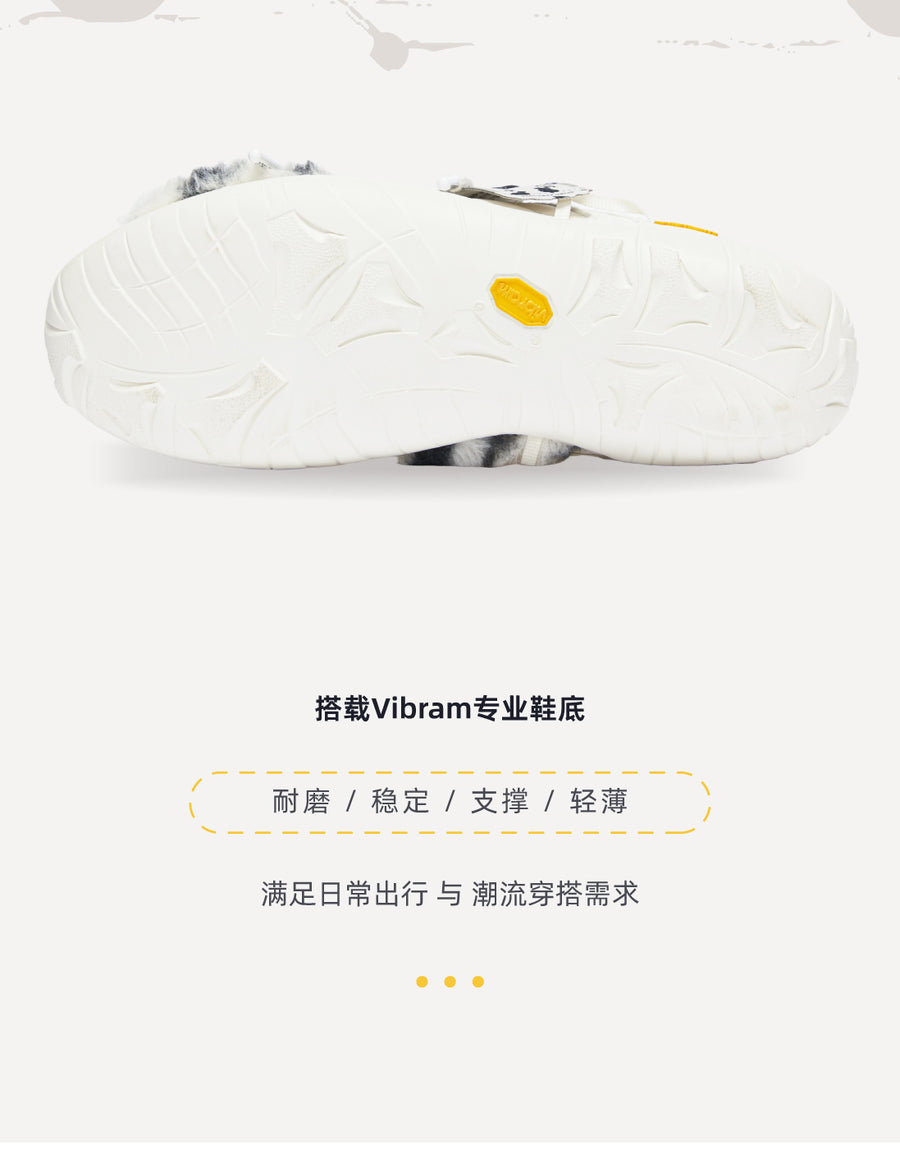White Dalmatian Spot Hair Detail Low Top Casual Sneakers, Unisex Shoes 详情图 11