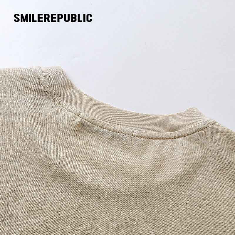 Washed Vintage Loose Fit Long Sleeve T-Shirt