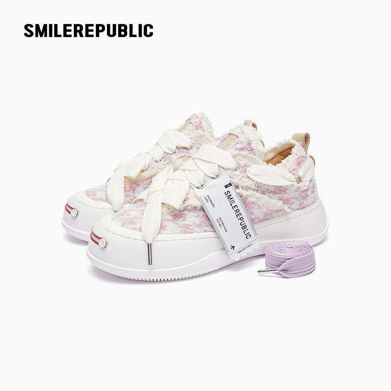 Pink Glisten Houndstooth Low Top SB Sneakers