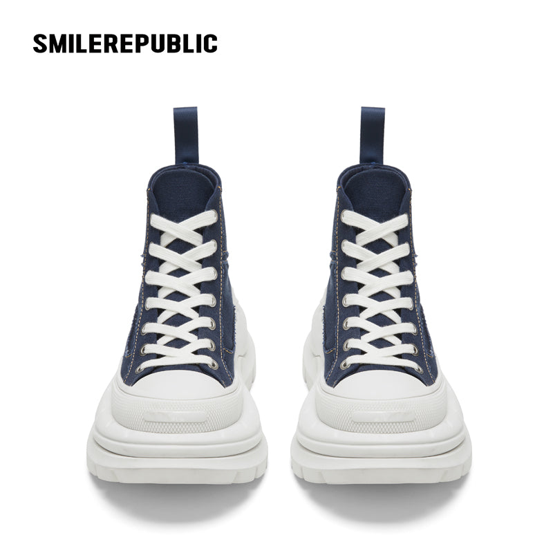 Navy Blue SR 2.0 High Top Canvas Shoes