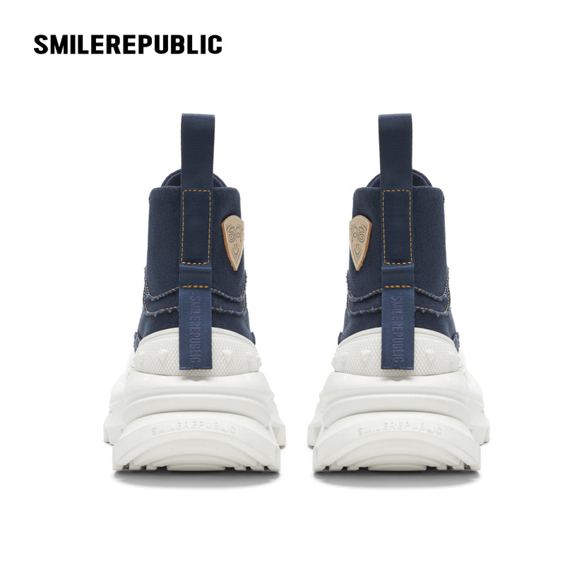 Navy Blue SR 2.0 High Top Canvas Shoes