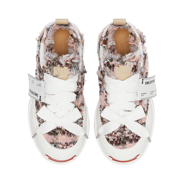 SMILEREPUBLIC Blossom Purple Tweed SB Sneaker