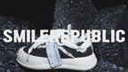 Black Frayed Low Top Platform Sneakers, Unisex Lace Up Shoes